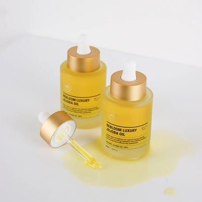 Rebloom Luxury Jojoba Oil – 100% Pure Multi-Purpose Korean Facial Oil | Balances, Hydrates & Restores Skin