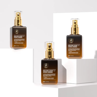 Rebloom Luxury Vitaful Essence – Korean Skincare Brightening & Nourishing Serum | 11 Vitamin Complex for Radiant Skin